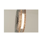23072 PENDANT LED LIGHT 8W 3000K METAL-GLASS, BLACK-SMOKED GREY Zambelis Lights